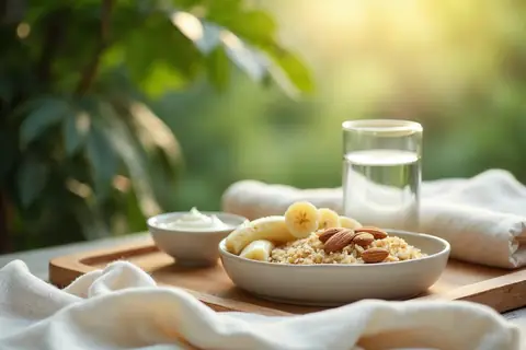 Perdre du poids après l’accouchement, des repas d’une main